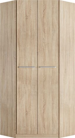 priess Eckkleiderschrank Barcelona | Holztöne
