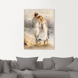 Artland Wandbild Verliebt, Paar | Mehrfarbig