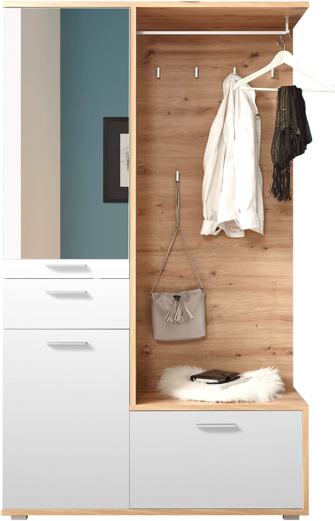 HBZ Entra Garderobe | Holztöne