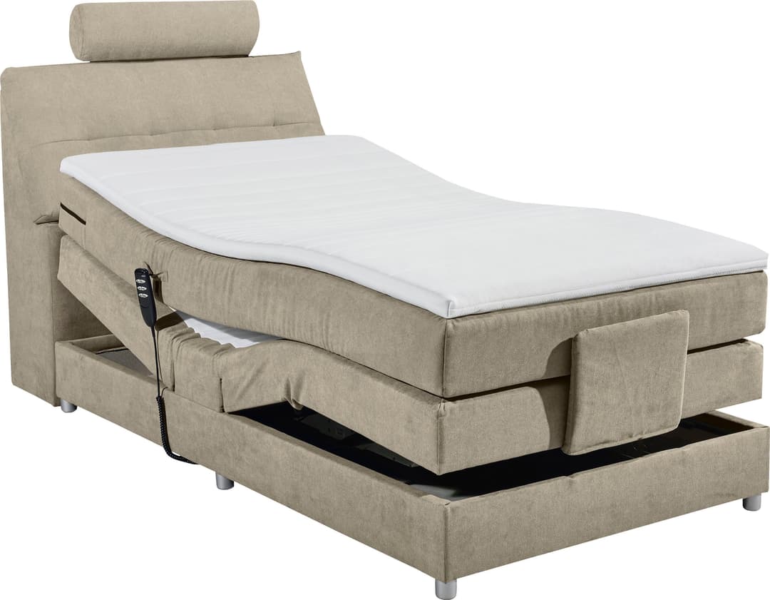 ED EXCITING DESIGN Boxspringbett Palermo | Beige