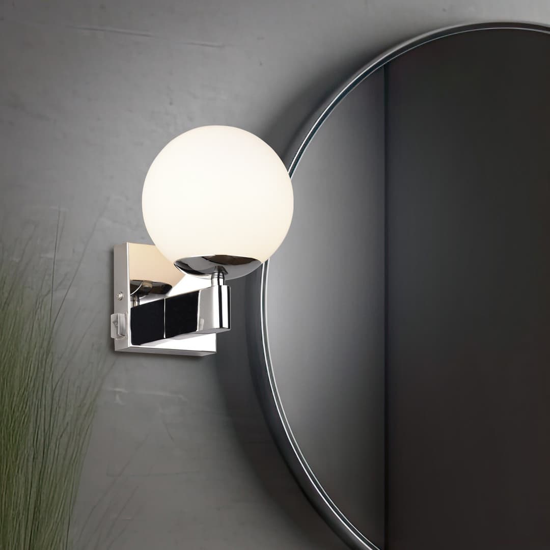 TRIO Leuchten Wandleuchte KULA | Silber