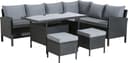 KONIFERA Gartenlounge-Set Manhatten | Schwarz 2