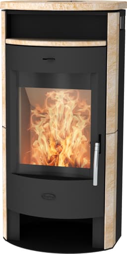 Fireplace Kaminofen Heathus MAIA Sandstein Exklusiv | Braun