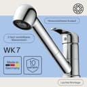 WASSERWERK Spültischarmatur WK 7 | Silber 3