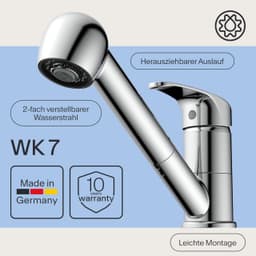 WASSERWERK Spültischarmatur WK 7 | Silber
