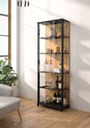 fif möbel Vitrine OPTIMA Standvitrine | Holztöne 2