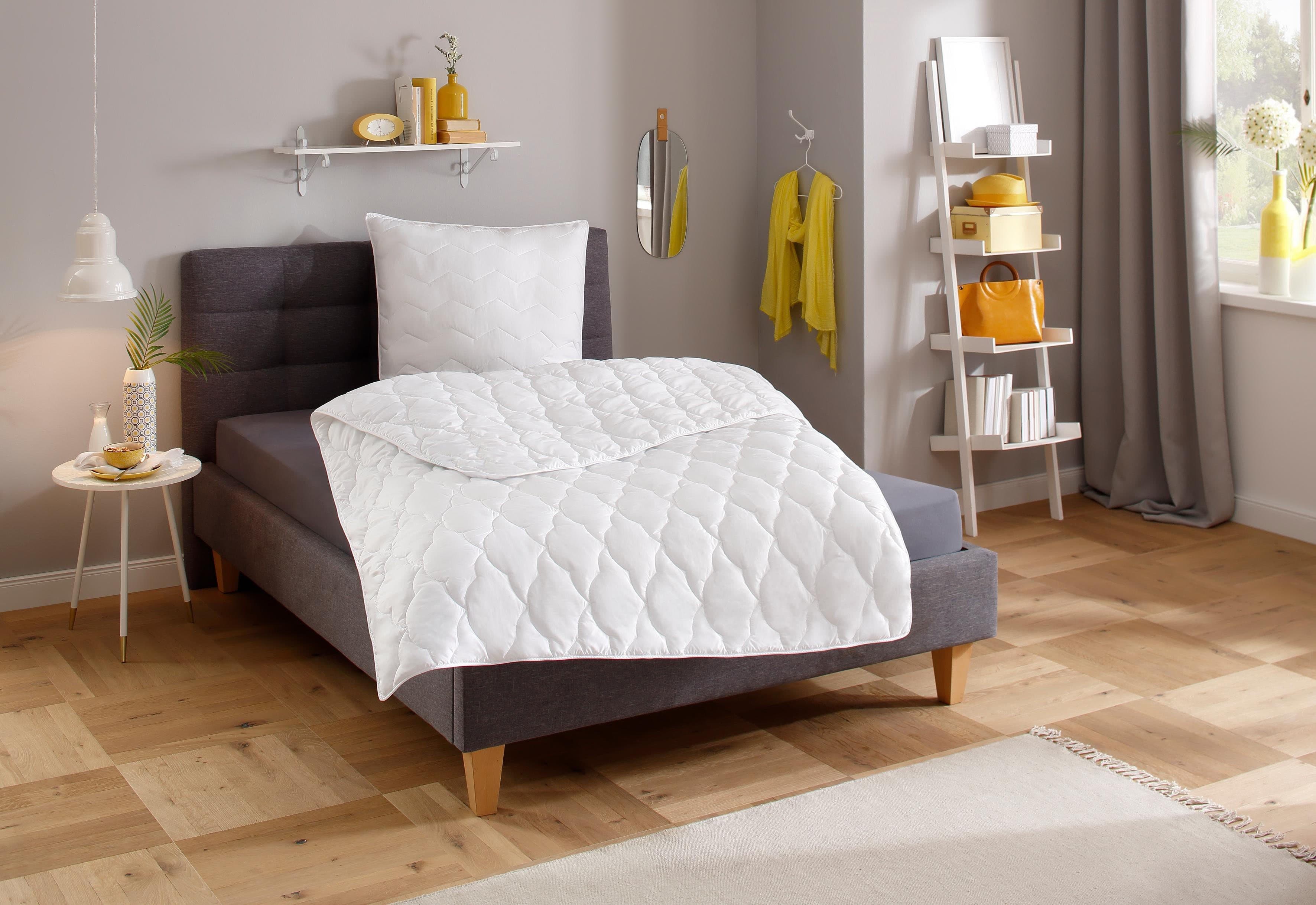 OTTO home Microfaserbettdecke Mondschein | Weiß