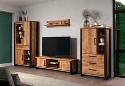 Home affaire Wohnwand Elda | Holztöne