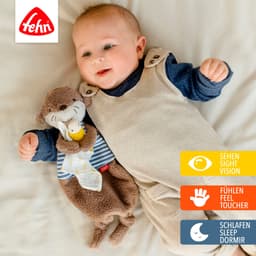 Fehn Schmusetuch Otter Theo | Braun