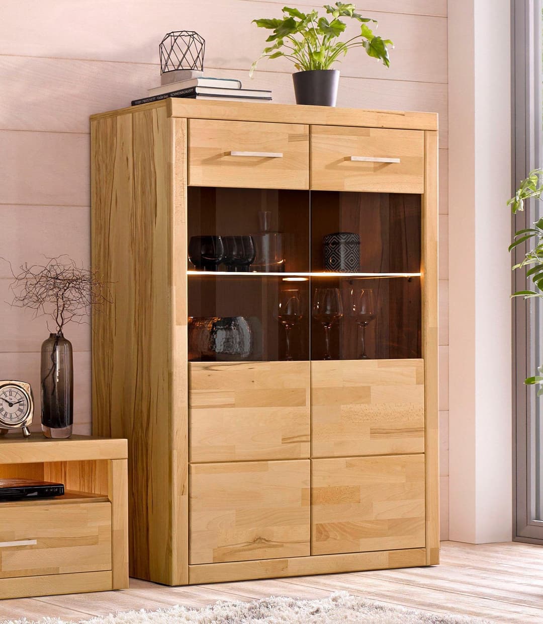 OTTO home Vitrine Ribe | Braun
