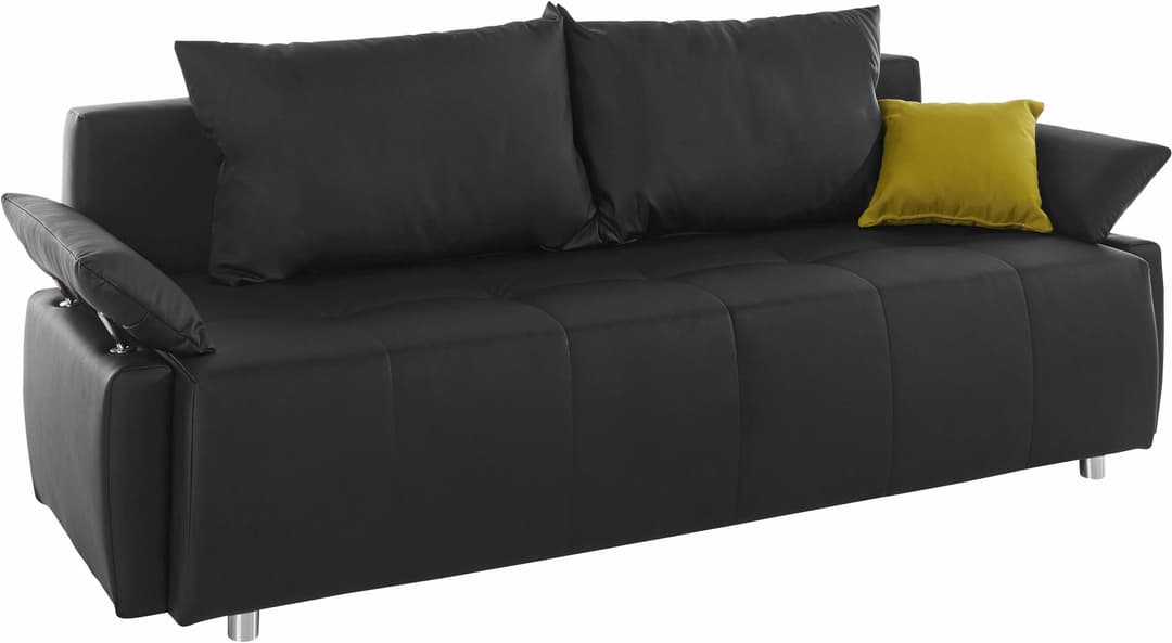 COLLECTION AB Schlafsofa Funtastic | Schwarz