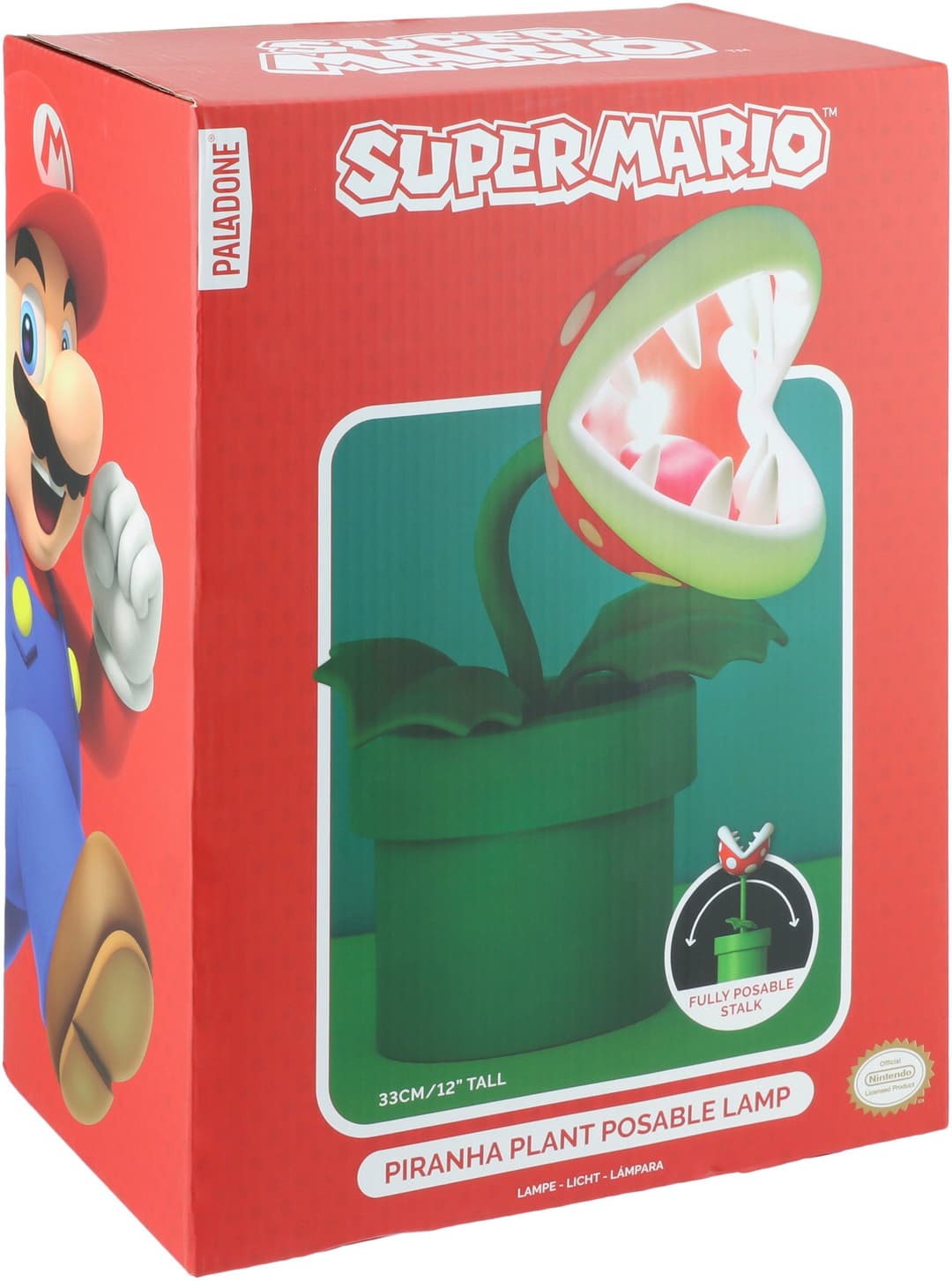 Paladone Dekolicht Super Mario Lampe Piranha Plant | Grün