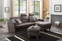 Home affaire Polsterhocker Palmera | Grau