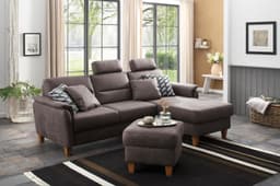 Home affaire Polsterhocker Palmera | Grau