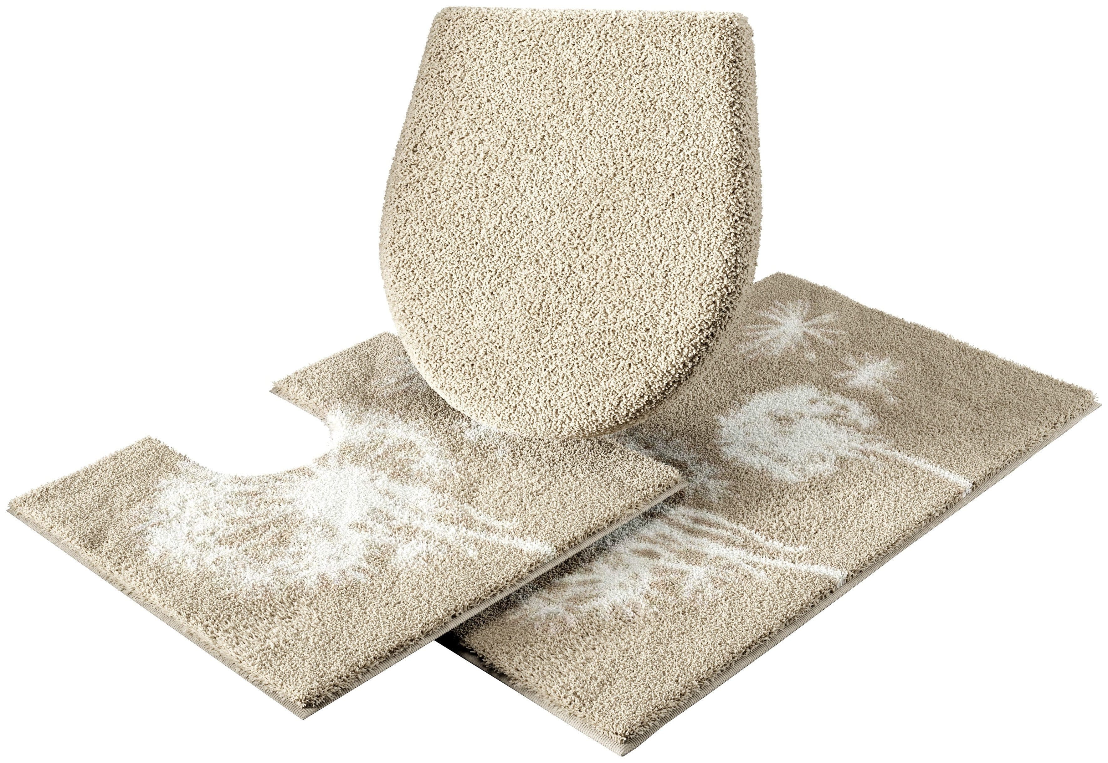 Grund Badematte Pusteblume | Beige