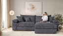 Home affaire Ecksofa Soft&Cosy XXL L-Form | Grau