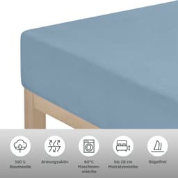 OTTO home Spannbettlaken | Blau