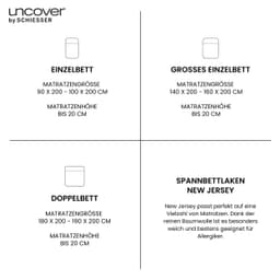 uncover by SCHIESSER Spannbettlaken New Jersey | Gelb