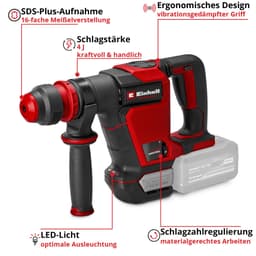Einhell Abbruchhammer TP-DH 18/4 Li BL | Mehrfarbig