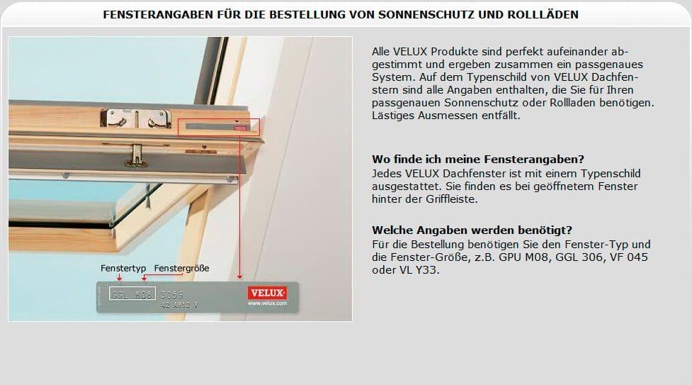 VELUX Dachfensterrollo RHL | Blau
