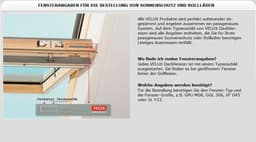 VELUX Dachfensterrollo RHL | Blau