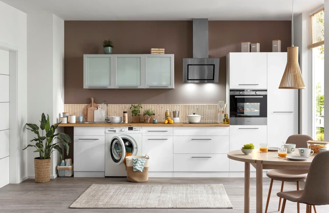 wiho Küchen Seitenschrank Unna | Weiß