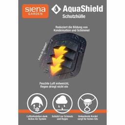 Siena Garden AquaShield Schutzhülle für 3er-Bank | Grau