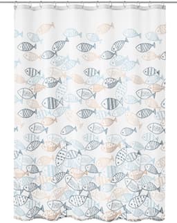 Kleine Wolke Duschvorhang Sardinas | Mehrfarbig