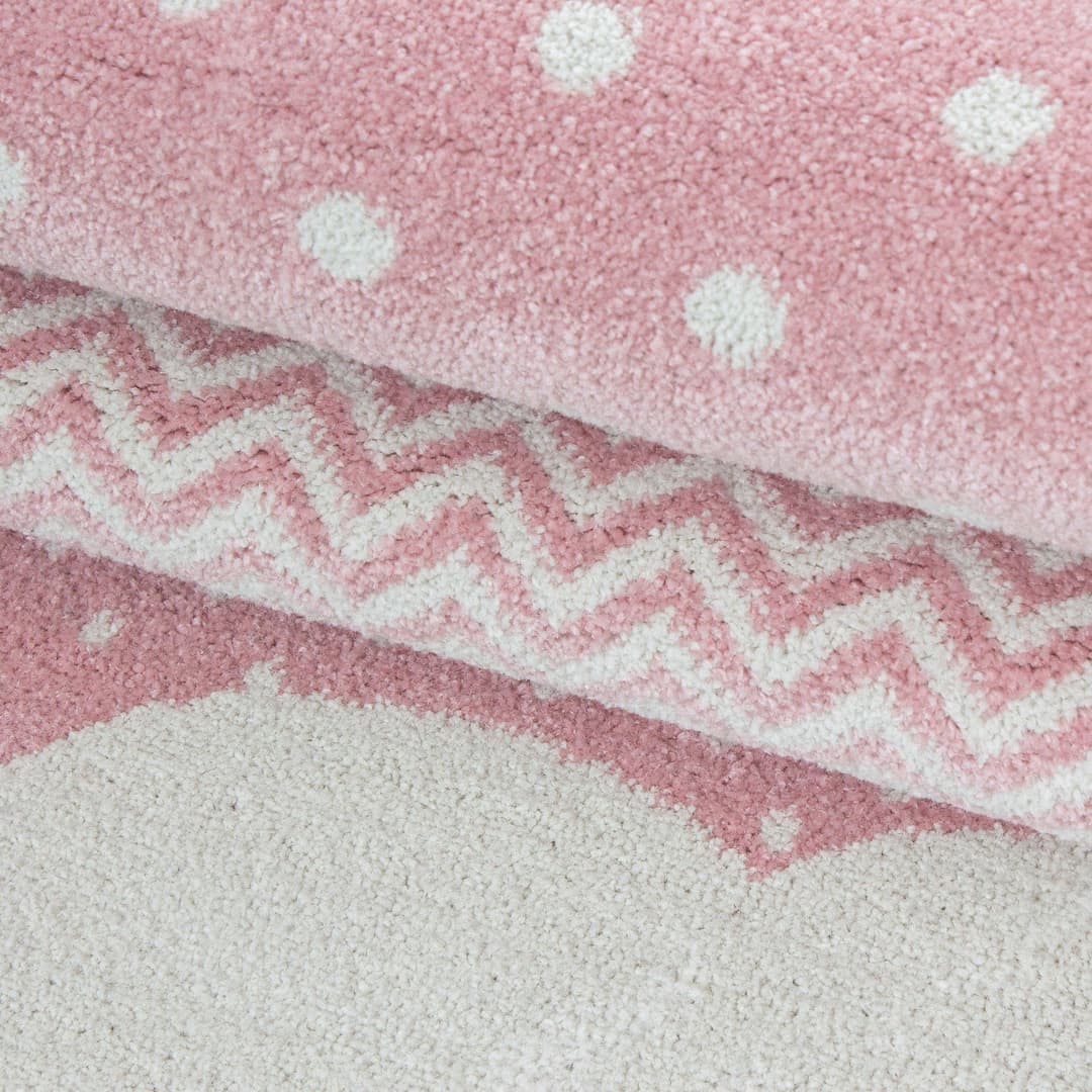 Ayyildiz Teppiche Kinderteppich Bambi 820 | Rosa