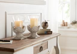 Home affaire Antik-Windlicht | Grau