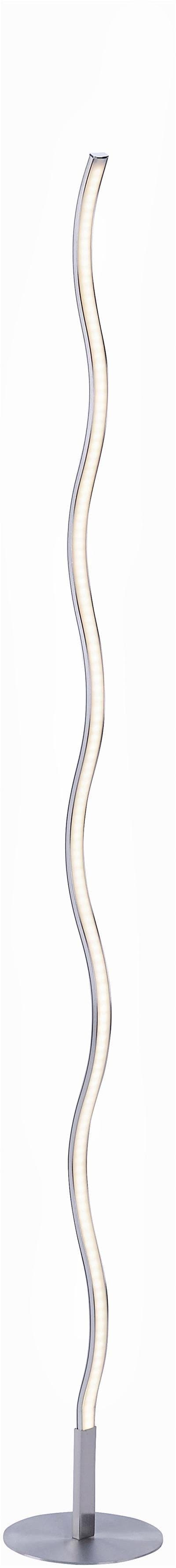 JUST LIGHT Stehlampe WAVE | Silber