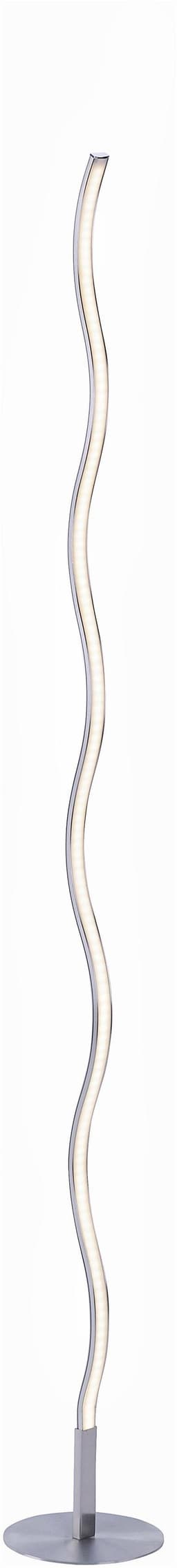 JUST LIGHT Stehlampe WAVE | Silber