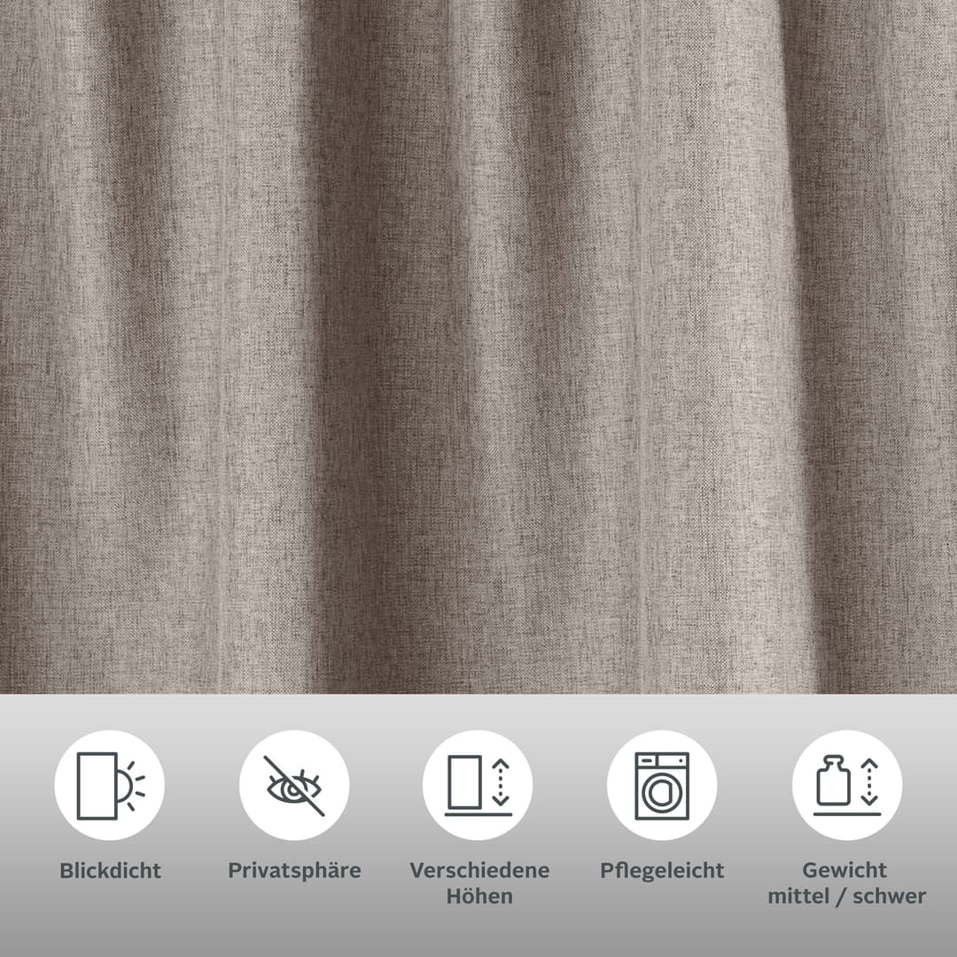 OTTO home Vorhang Elkær | Beige