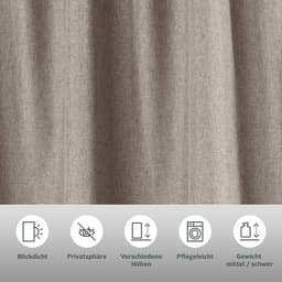OTTO home Vorhang Elkær | Beige
