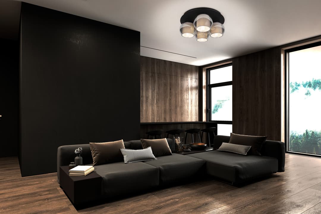 OTTO home Deckenleuchte Tanissa | Schwarz