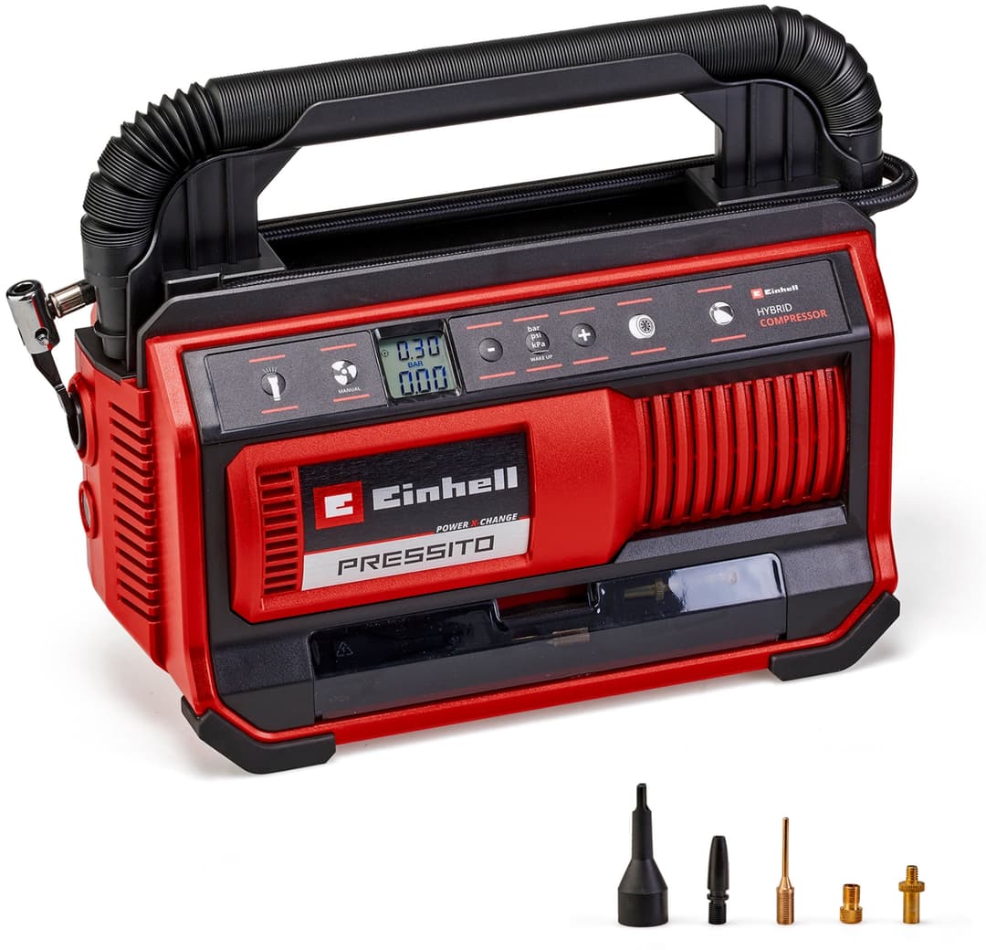 Einhell Kompressor PRESSITO 18/25 Hybrid | Rot