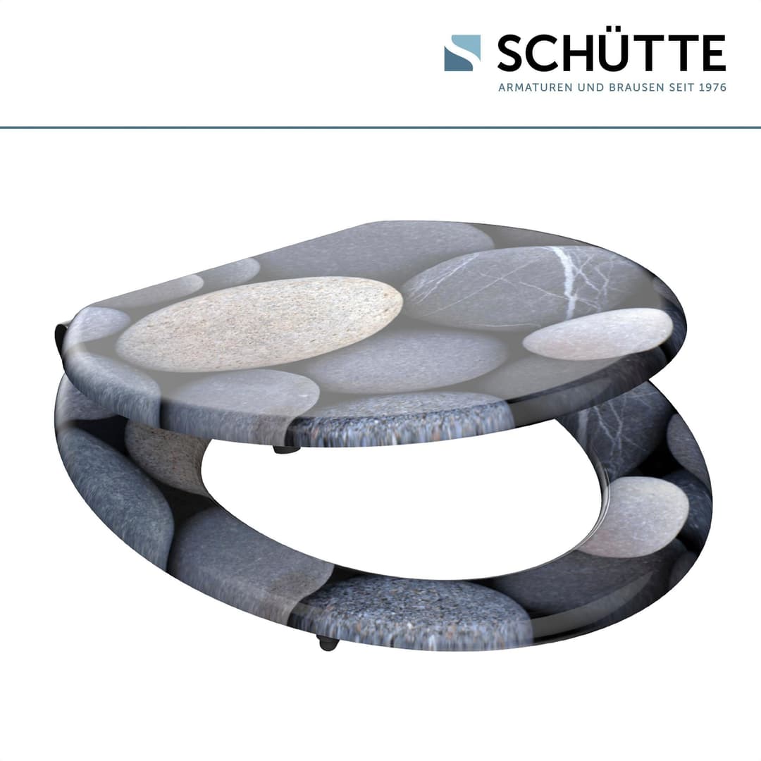 Schütte WC-Sitz GREY STONES | Mehrfarbig