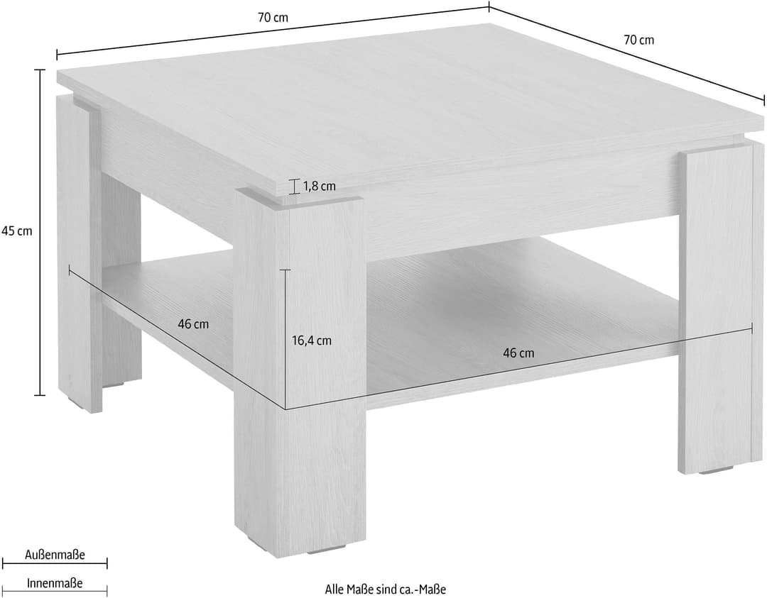 OTTO home Couchtisch FCT | Holztöne