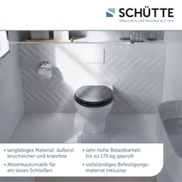 Schütte WC-Sitz SPIRIT | Schwarz