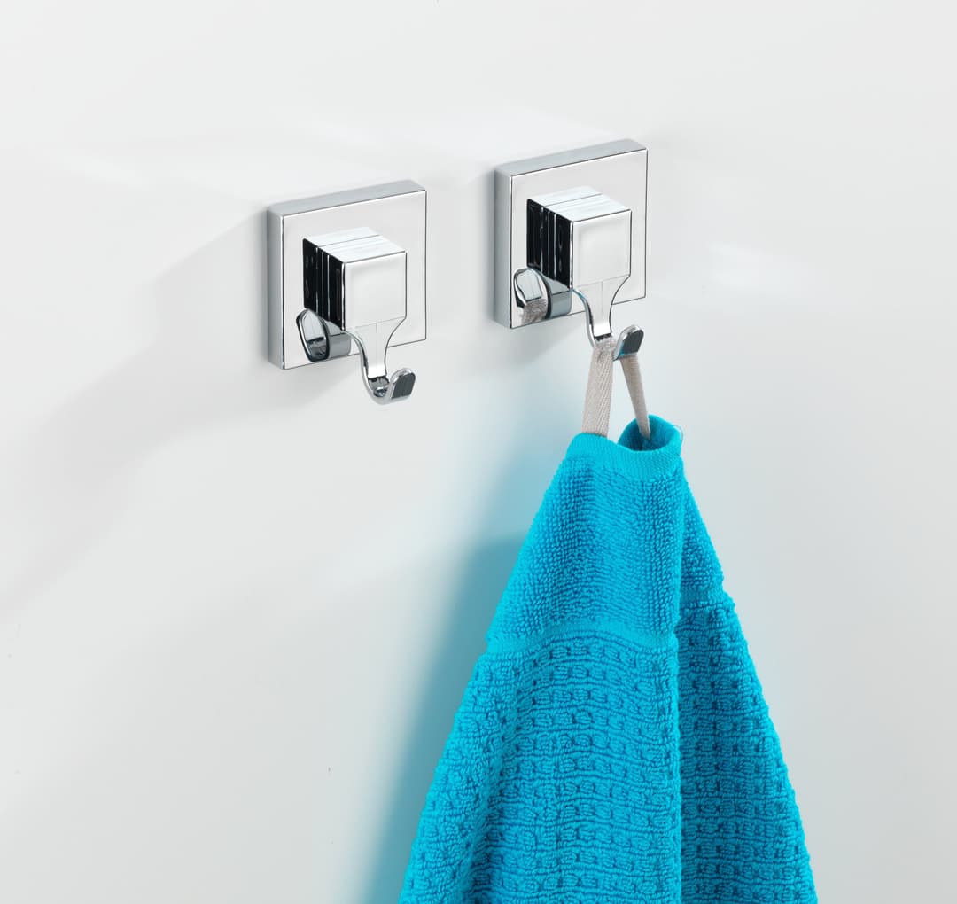 WENKO Wandhaken Vacuum-Loc® | Silber