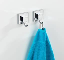 WENKO Wandhaken Vacuum-Loc® | Silber