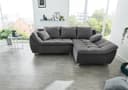 Jockenhöfer Gruppe Ecksofa Genua | Grau