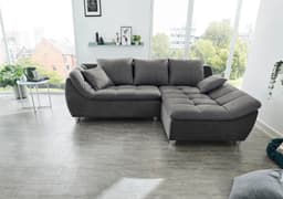 Jockenhöfer Gruppe Ecksofa Genua | Grau