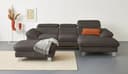 COTTA Ecksofa Driver L-Form | Braun