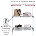 Wenko Teleskopregal Herkules | Grau 2