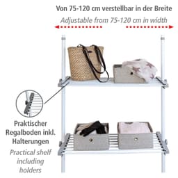 Wenko Teleskopregal Herkules | Grau