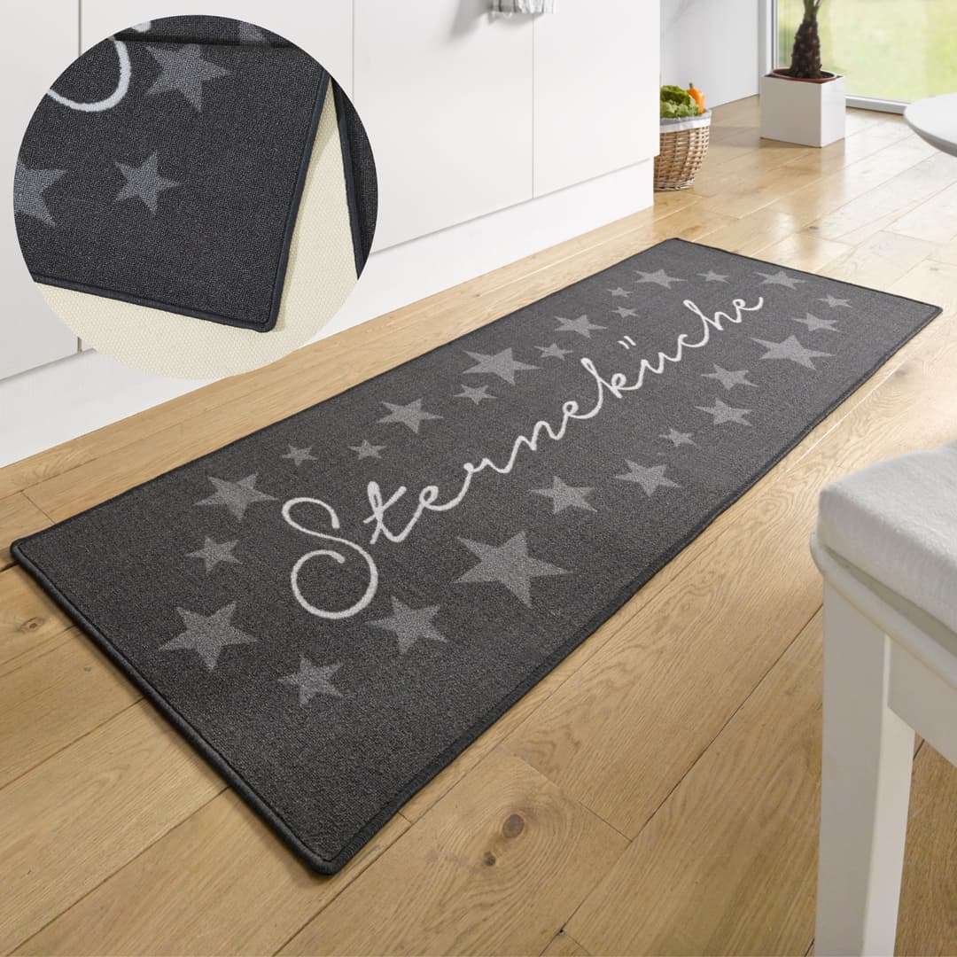 HANSE Home Küchenläufer Sterneküche | Grau