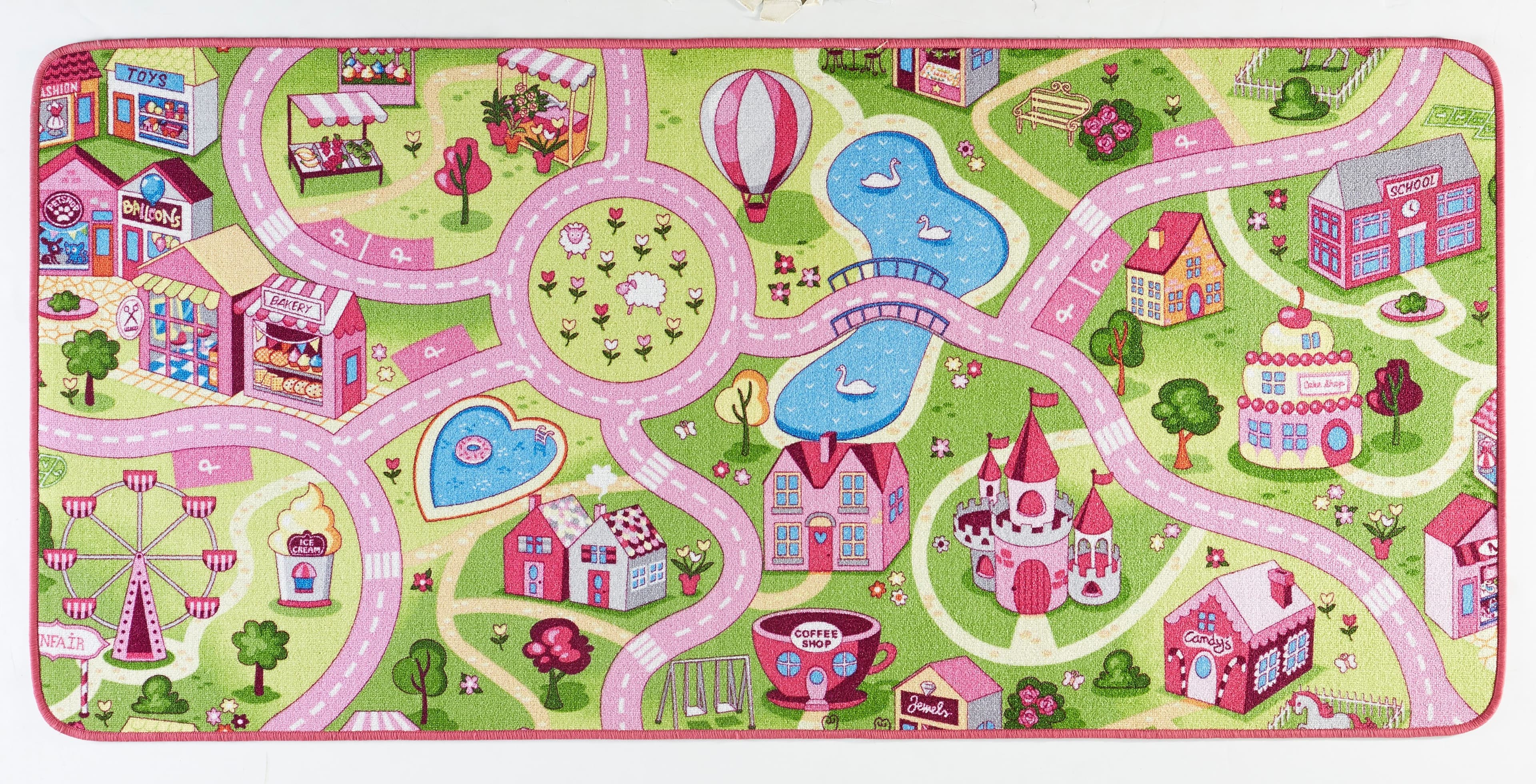 HANSE Home Kinderteppich Sweettown | Mehrfarbig