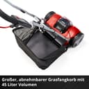 Einhell Akku-Rasenmäher Spindelmäher GE-HM 18/38 Li-Solo | Rot 5