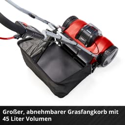 Einhell Akku-Rasenmäher Spindelmäher GE-HM 18/38 Li-Solo | Rot